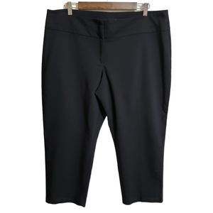 Apt. 9 Essentials Cropped Black Pants Women's Size 16